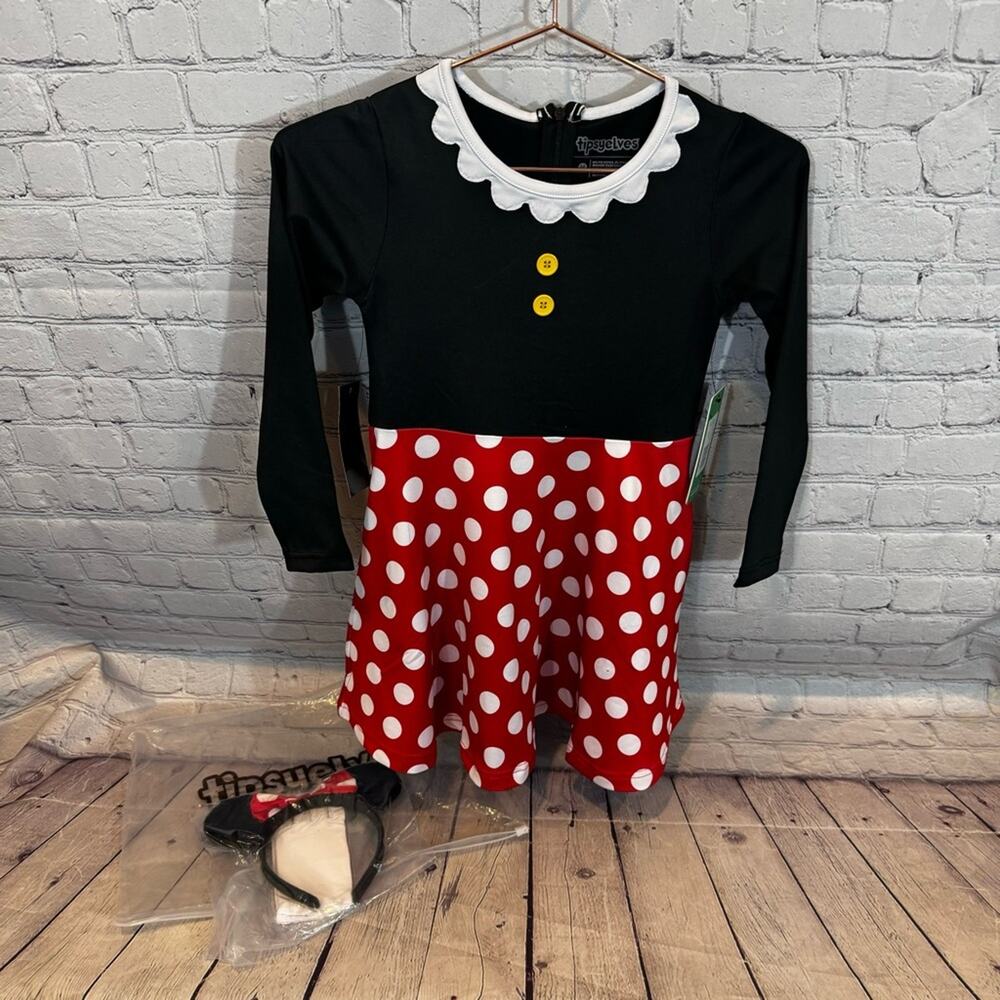 Tipsy Elves Minnie Mouse Inspired Girl's Halloween Costume